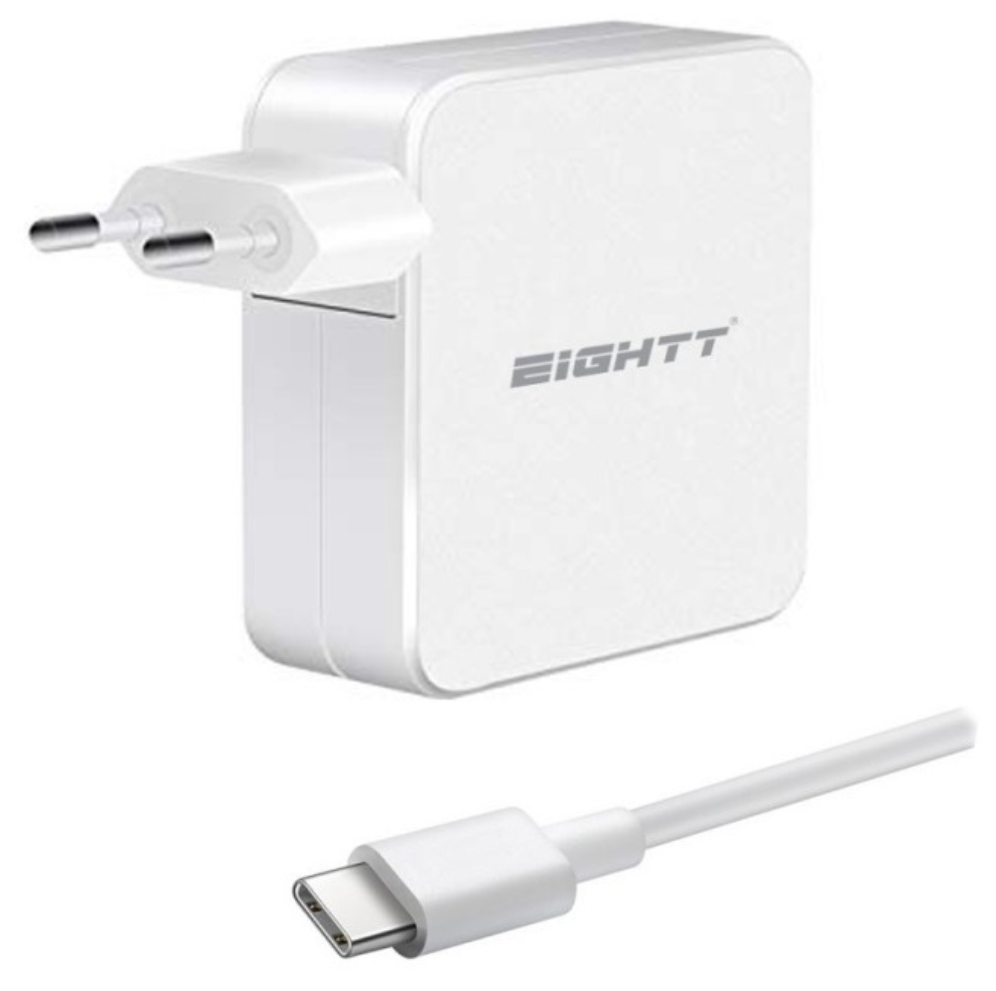 Eightt EC65 cargador de dispositivo móvil Universal Blanco Corriente alterna Carga rápida Interior