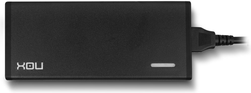 CARGADOR PORTATIL UNIVERSAL NOX 65W USB - detalle