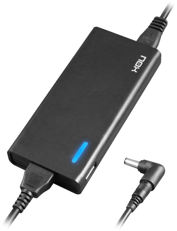 CARGADOR PORTATIL UNIVERSAL NOX 90W USB - detalle