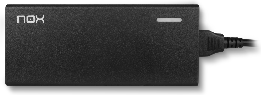 CARGADOR PORTATIL UNIVERSAL NOX 90W USB - detalle