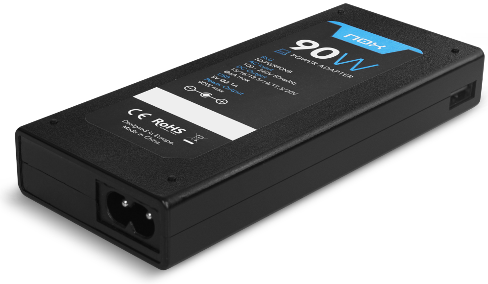 CARGADOR PORTATIL UNIVERSAL NOX 90W USB - detalle