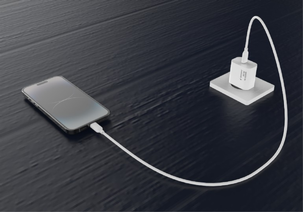 CARGADOR RAPIDO GEMBIRD USB TYPE-C DE 20 W BLANCO - detalle