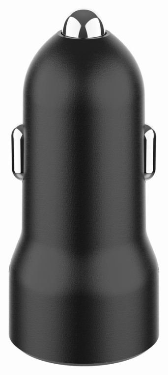 CARGADOR RAPIDO PARA COCHE GEMBIRD CON 2 PUERTOS USB, TIPO C PD, 20 W, NEGRO - detalle