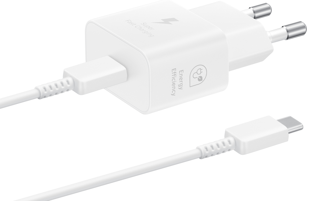 CARGADOR SAMSUNG EP-T2510 USB-C 25W GAN BLANCO CON CABLE - detalle