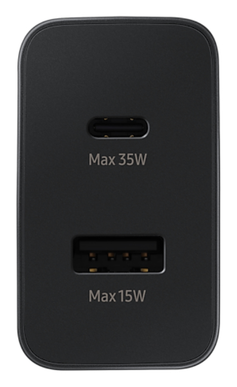 CARGADOR SAMSUNG TA220N 35W DUO NEGRO - detalle
