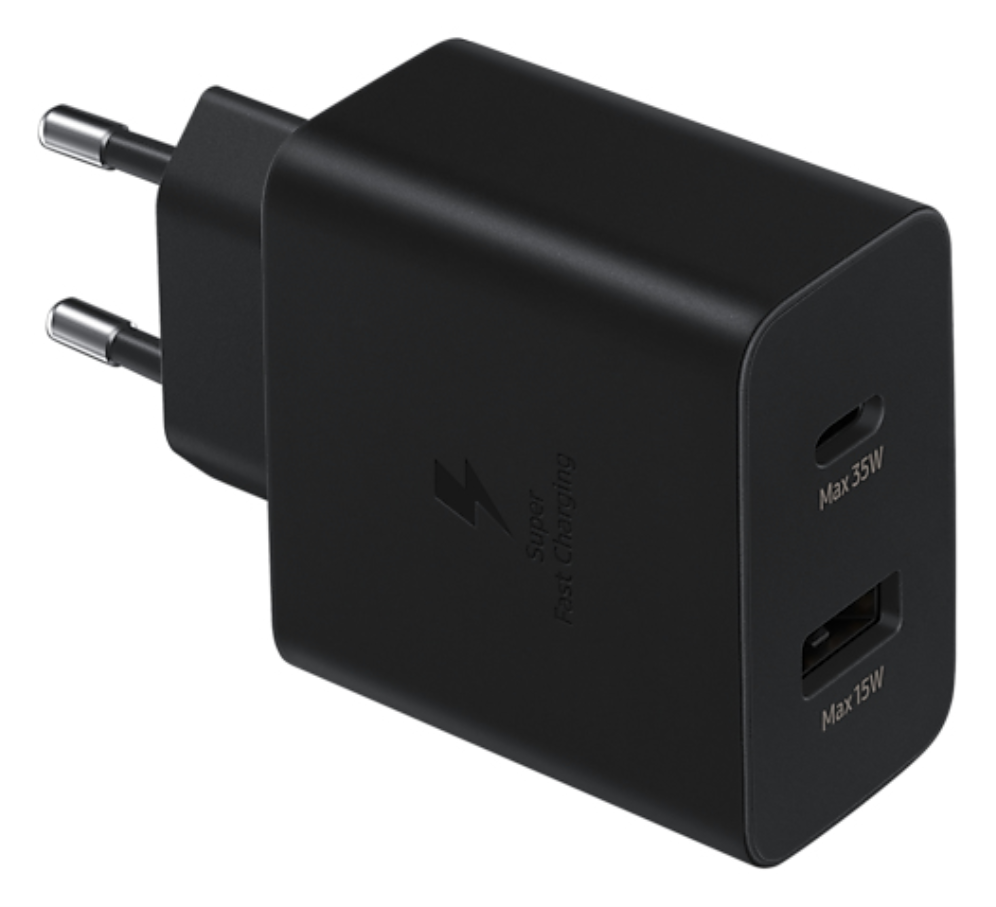 CARGADOR SAMSUNG TA220N 35W DUO NEGRO