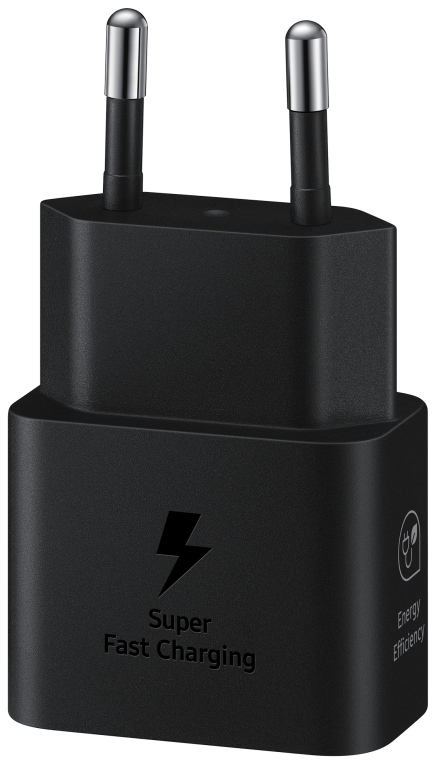CARGADOR SAMSUNG USB-C 25W GAN BLACK SIN CABLE - detalle