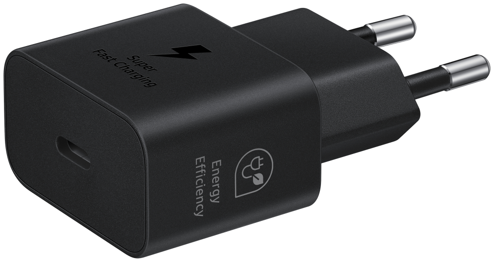 CARGADOR SAMSUNG USB-C 25W GAN BLACK SIN CABLE - detalle