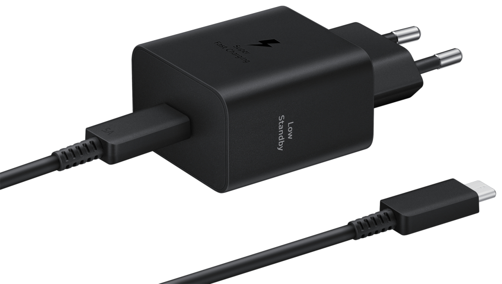 CARGADOR SAMSUNG USB-C 45W NEGRO CON CABLE EP-T4511XBEGEU - detalle