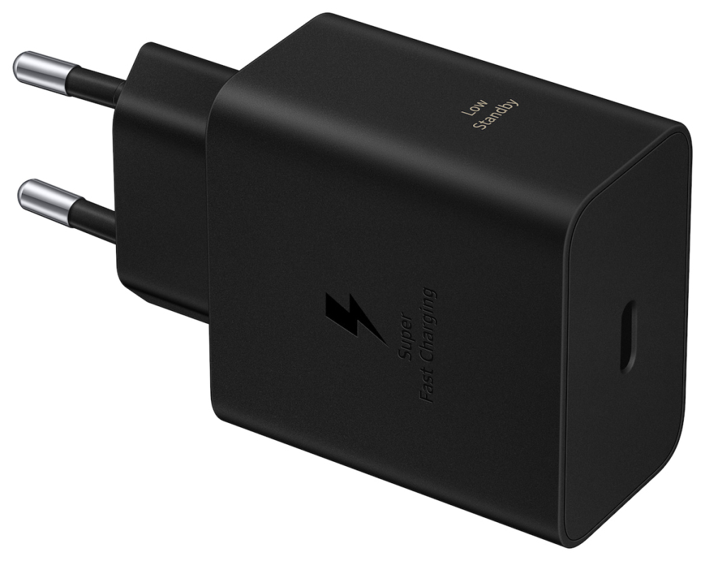 CARGADOR SAMSUNG USB-C 60W NEGRO SIN CABLE EP-T6010NBEGWW