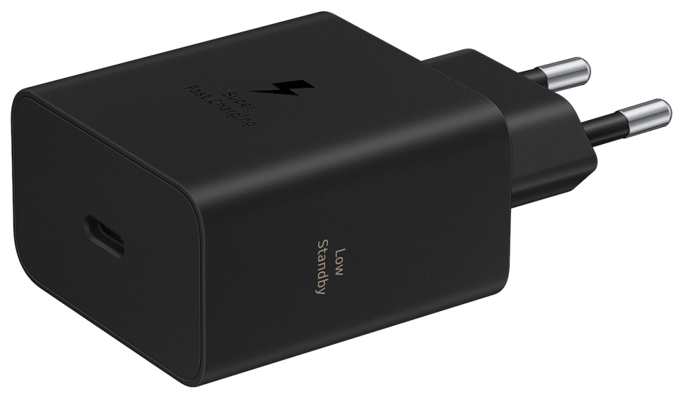 CARGADOR SAMSUNG USB-C 60W NEGRO SIN CABLE EP-T6010NBEGWW - detalle