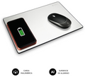 CARGADOR SUBBLIM MOUSEPAD WIRELESS CHARGER ALUMINUM SILVER 10W