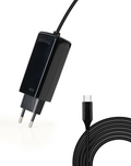 CARGADOR TOOQ PORTATIL GAN USB-C PD 65W CUBICO NEGRO