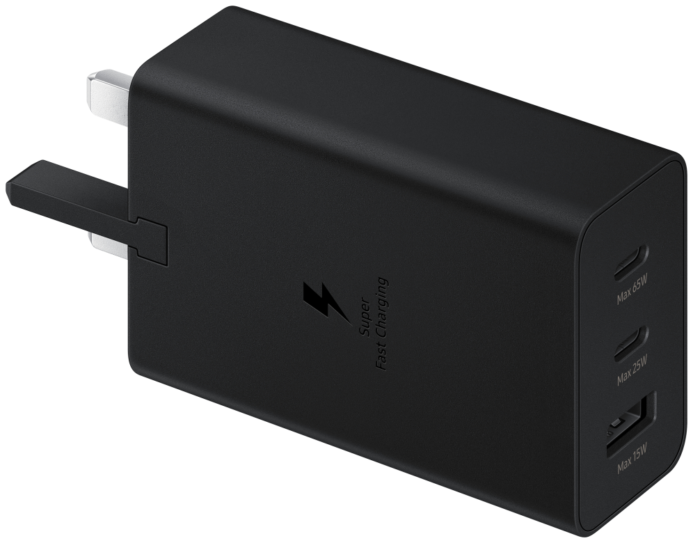 CARGADOR TRIO SAMSUNG EP-T65302XUSB-C 1XUSB-A 65W NEGRO SIN CABLE - detalle