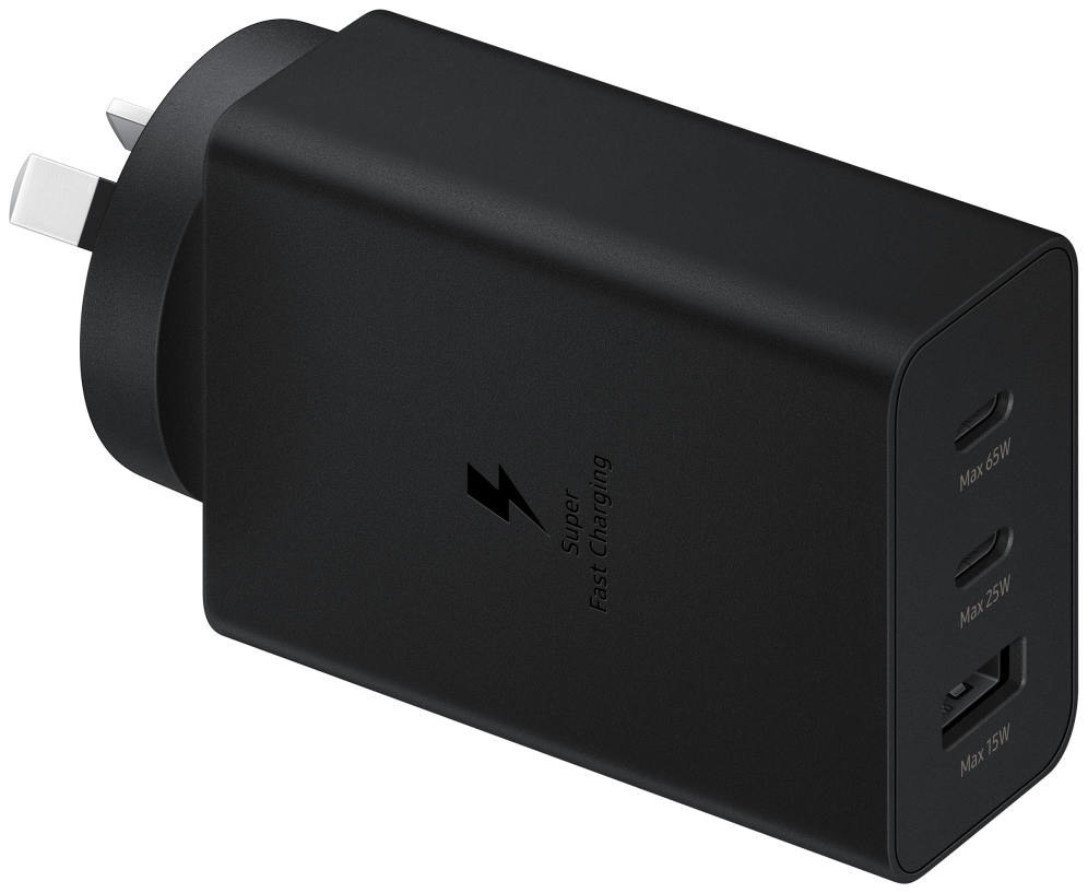 CARGADOR TRIO SAMSUNG EP-T65302XUSB-C 1XUSB-A 65W NEGRO SIN CABLE - detalle