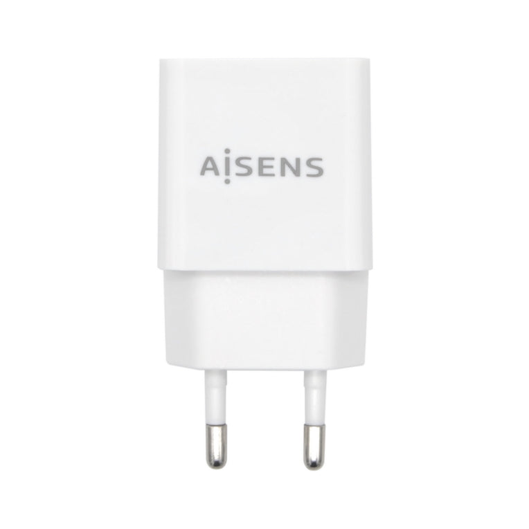 AISENS Cargador USB 10W Alta Eficiencia. 5V/2A. Blanco