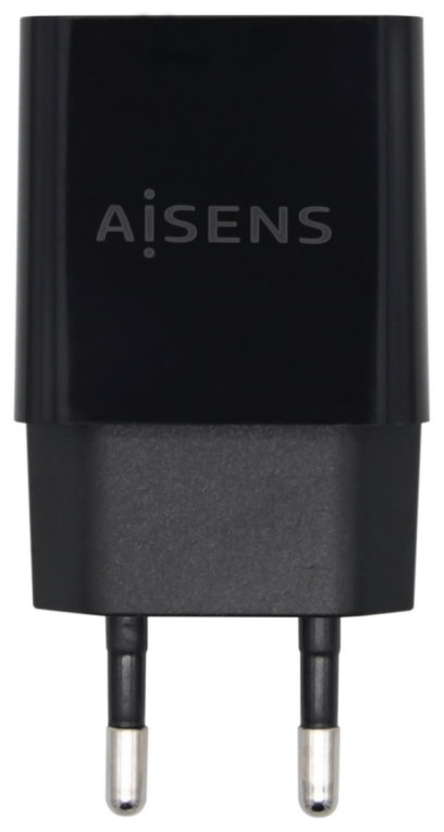 CARGADOR USB AISENS 10W ALTA EFICIENCIA 5V 2A NEGRO