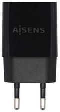 CARGADOR USB AISENS 10W ALTA EFICIENCIA 5V 2A NEGRO