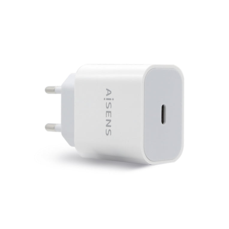 AISENS Cargador USB-C P?3.0 1 Puerto 1x USB-C 20 W. Blanco