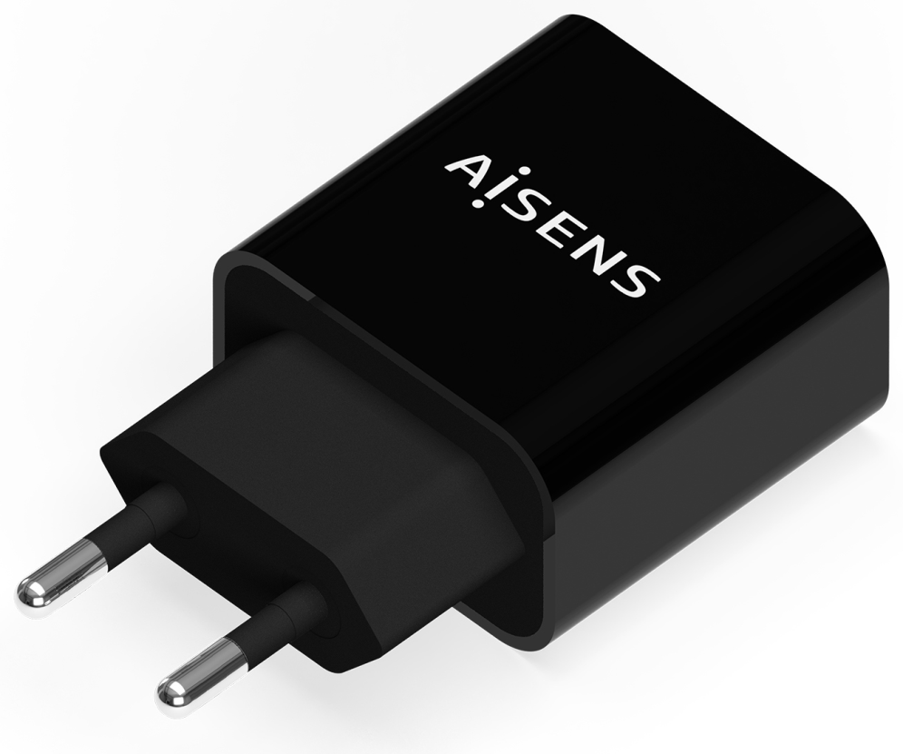 CARGADOR USB-C AISENS PD3.0 1 PUERTO 1xUSB-C 20W NEGRO - detalle