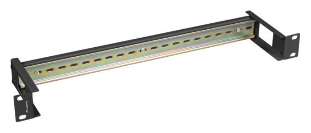 CARRIL DE MONTAJE DIN LANBERG 1U TS-35 PARA RACK 19" NEGRO
