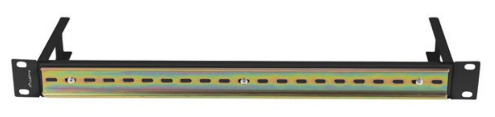 CARRIL DE MONTAJE DIN LANBERG 1U TS-35 PARA RACK 19" NEGRO - detalle