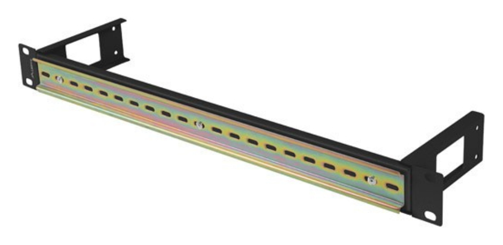 CARRIL DE MONTAJE DIN LANBERG 1U TS-35 PARA RACK 19" NEGRO - detalle