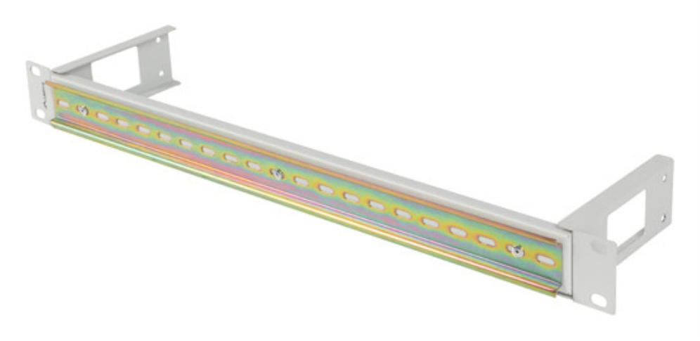 CARRIL DE MONTAJE LANBERG DIN TS-35 PARA RACK 19" 1U GRIS - detalle
