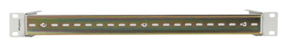 CARRIL DE MONTAJE LANBERG DIN TS-35 PARA RACK 19" 1U GRIS - detalle