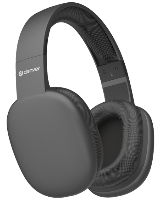 CASCOS BLUETOOTH DENVER INALAMBRICOS NEGRO - detalle