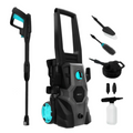 Cecotec 08137 Limpiadora de alta presión o Hidrolimpiadora Vertical Eléctrico 468 l/h 1600 W Negro. Gris