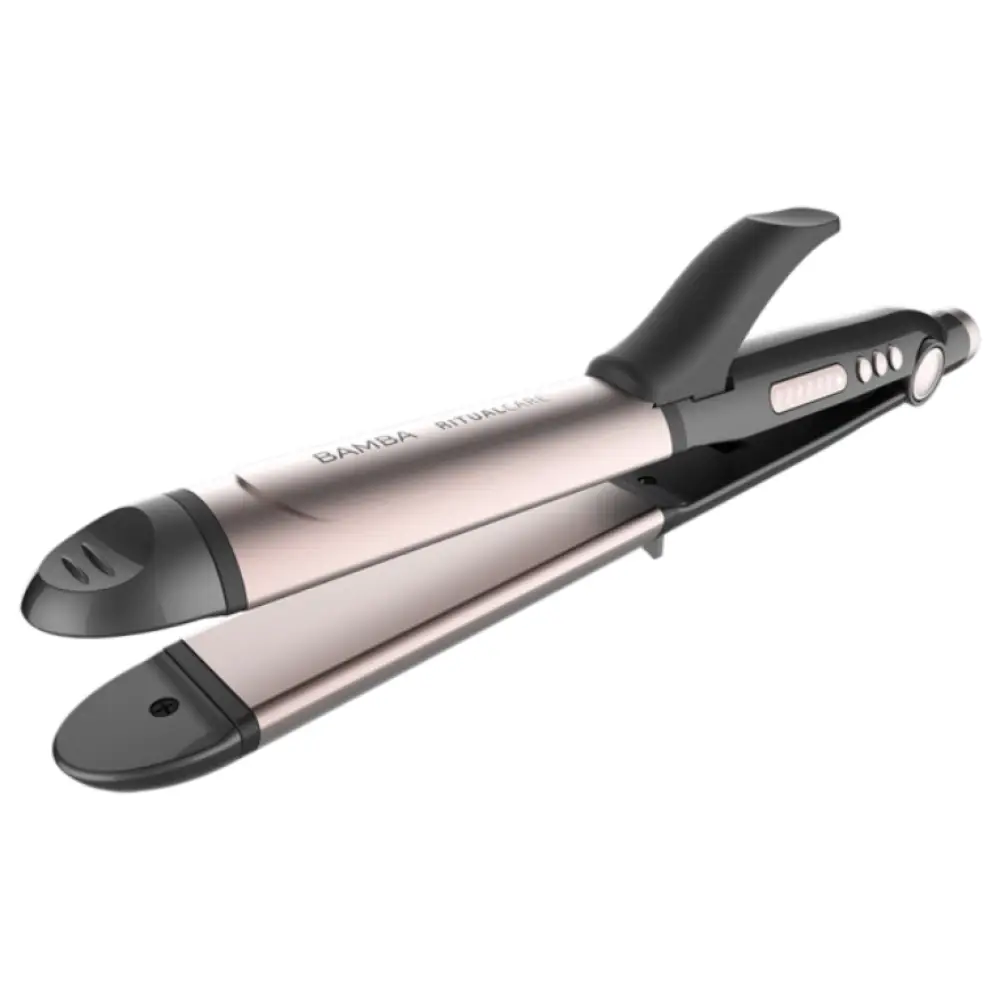 Cecotec Bamba RitualCare 1000 Ceramic 2in1 Plancha de pelo Caliente Gris. Rosa 82 W 2 m