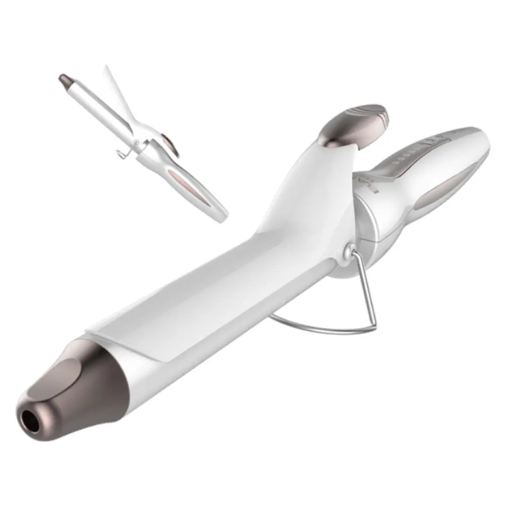Cecotec Bamba SurfCare Curly Rizador de pelo Caliente Plata. Blanco