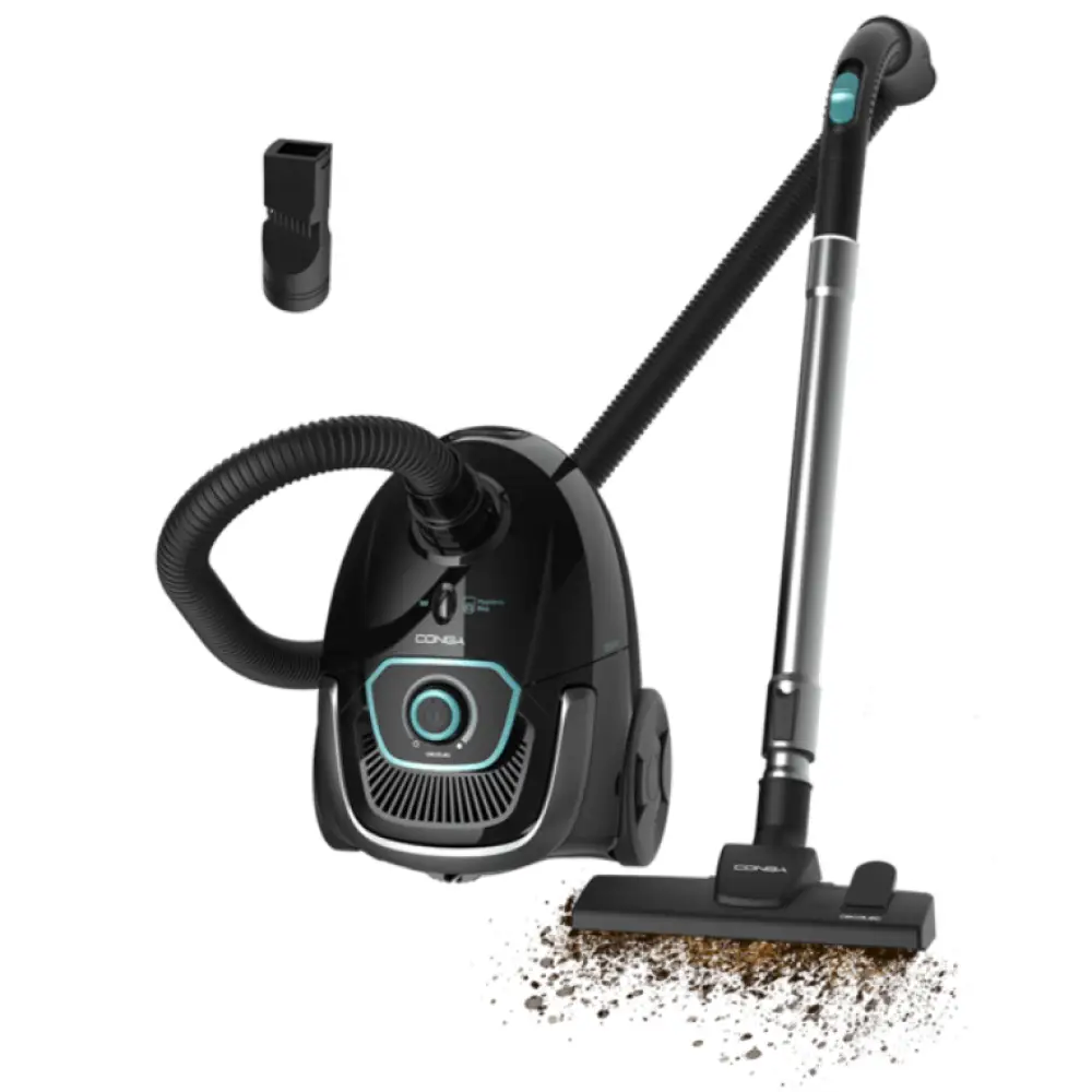 Cecotec Conga Powerbag 2500 Plus 2.5 L Aspiradora de tambor Secar 850 W Bolsa para el polvo