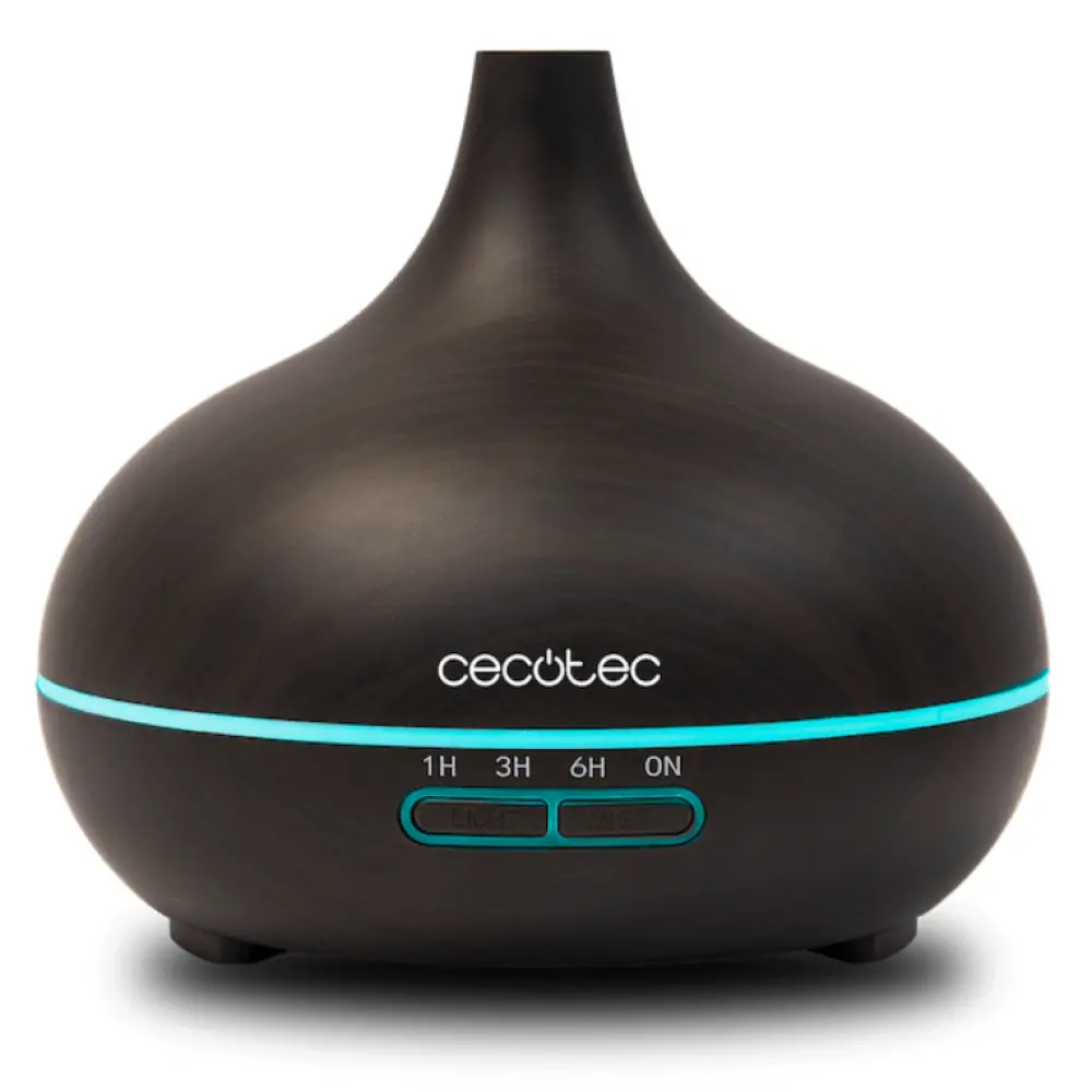 Cecotec Pure Aroma 300 humidificador Ultrasónica 0.3 L Negro. Madera 10 W
