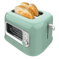 Cecotec RetroVision Green 5 2 rebanada(s) 700 W Verde claro. Acero inoxidable