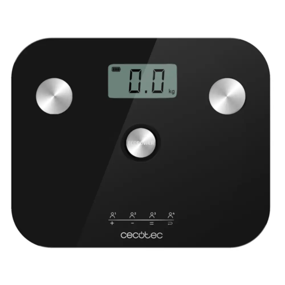 Cecotec Surface Precision EcoPower 10100 Full Healthy Plaza Negro Báscula personal electrónica