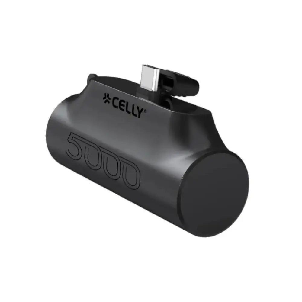 Celly Powerbank Compacta Usb-C 5000 mAh Negra