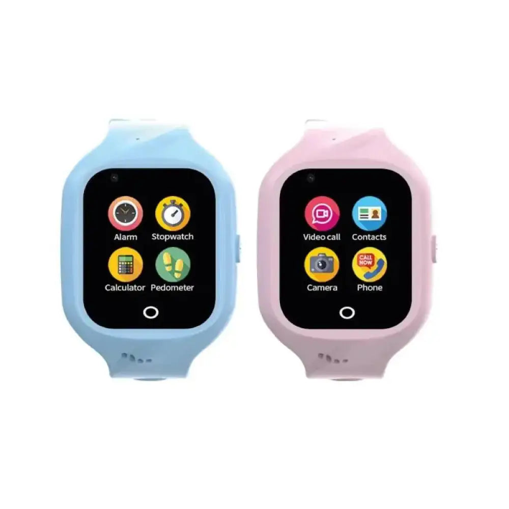 Celly Smartwatch Kids 4G 2 Correas Azul y Rosa - detalle