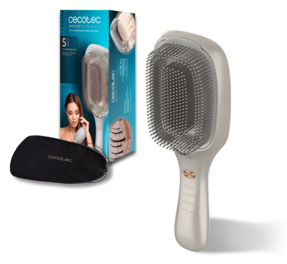 Cecotec HairCare Revitalize Champagne Adulto Cepillo paleta para el pelo Champán 1 pieza(s)
