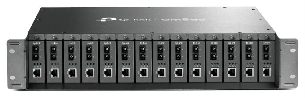 CHASIS CONVERTIDORES TP-LINK NO GESTIONABLE 14 RANURAS