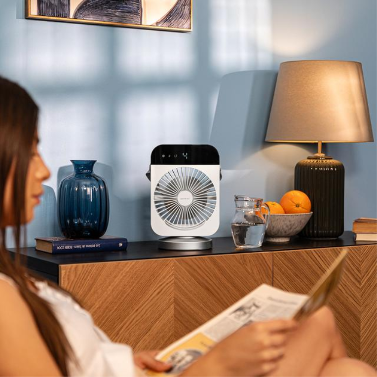 CLIMATIZADOR CECOTEC 8356 SOBREMESA 300ML TACTIL DIGITAL OSCILACION TEMPORIZADOR - detalle