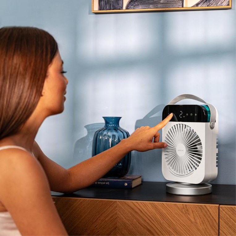 CLIMATIZADOR CECOTEC 8356 SOBREMESA 300ML TACTIL DIGITAL OSCILACION TEMPORIZADOR - detalle
