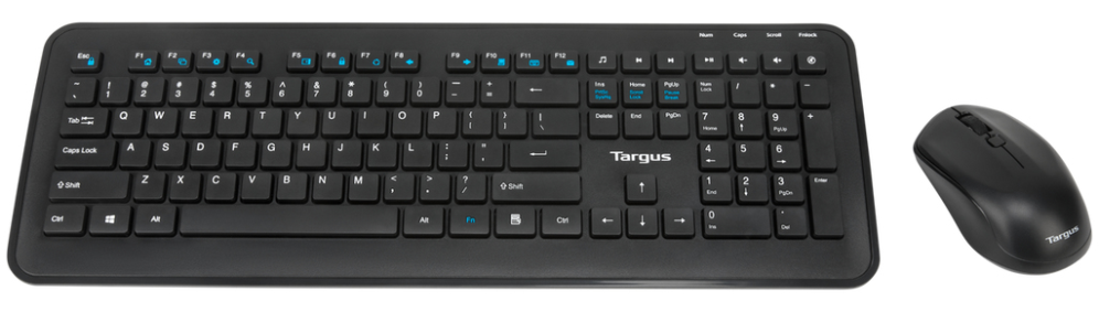COMBO TARGUS TECLADO Y RATON NEGRO INALAMBRICO USB-A