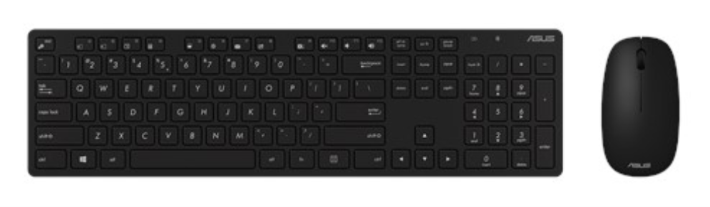 COMBO TECLADO RATON ASUS W2500 RF INALAMBRICO BLACK - detalle