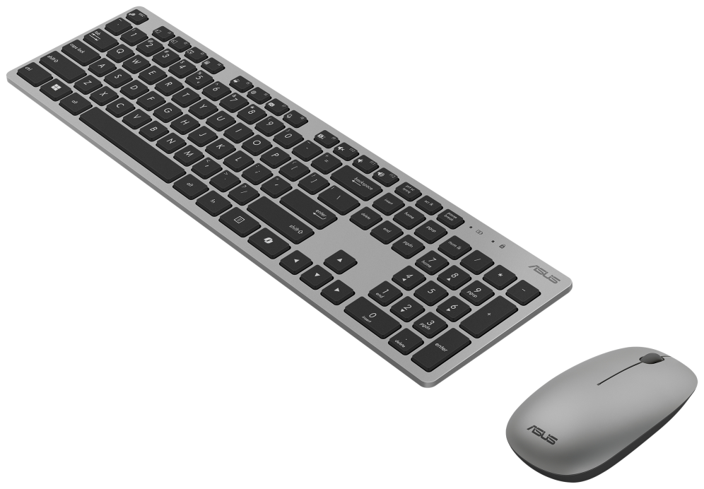 COMBO TECLADO RATON ASUS W2500 RF INALAMBRICO GREY - detalle
