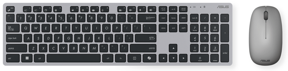 COMBO TECLADO RATON ASUS W2500 RF INALAMBRICO GREY