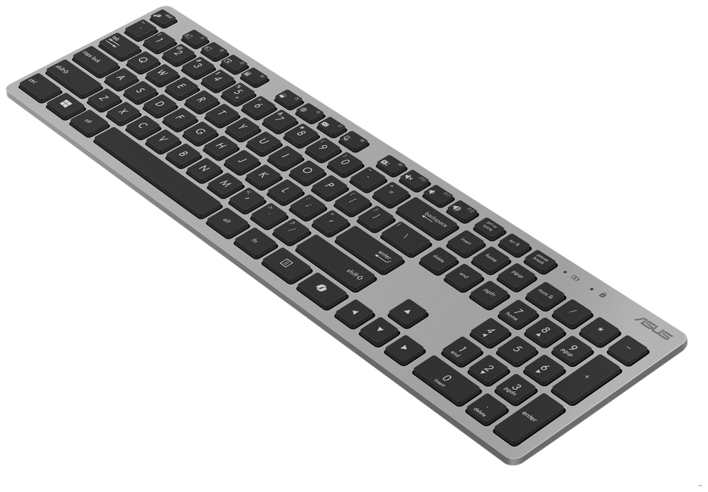 COMBO TECLADO RATON ASUS W2500 RF INALAMBRICO GREY - detalle