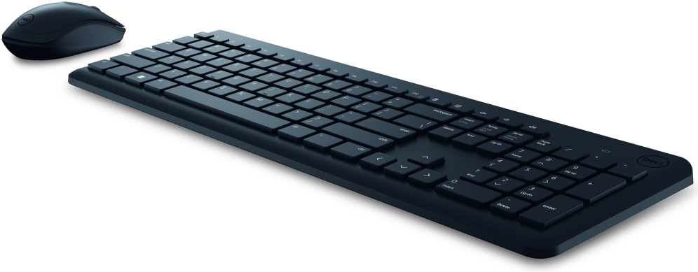 COMBO TECLADO RATON DELL KM3322W INALAMBRICO NEGRO - detalle