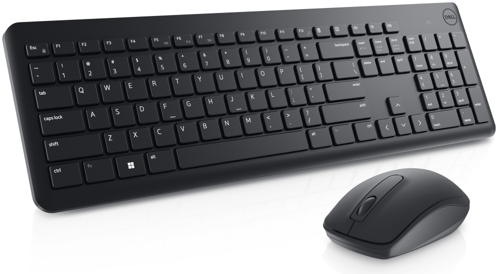 COMBO TECLADO RATON DELL KM3322W INALAMBRICO NEGRO - detalle